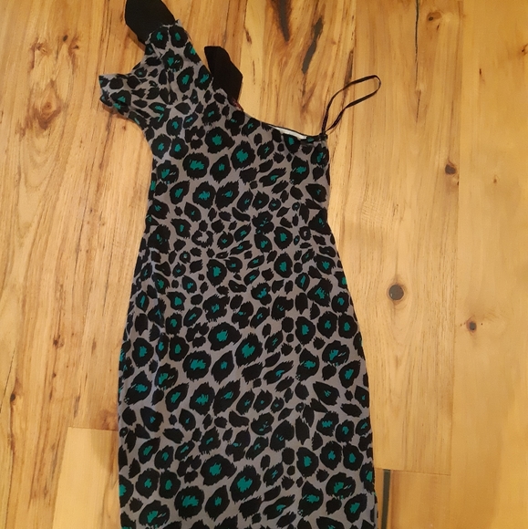 Material girl leopard print dress Size medium - Picture 2 of 3